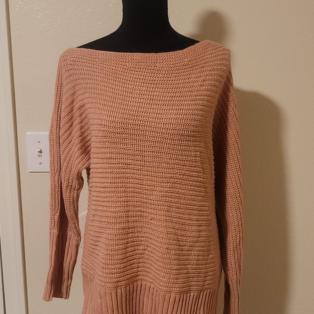 Off-the- Shoulder Sweater